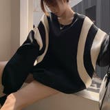 裏起毛オーバーサイズトレーナー 韓国ファッション クールネック | Sibra | 詳細画像4 
