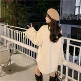 ゆるっとオーバーサイズのシャレ見え。ニットプルオーバー 韓国ファッション ふわふわ | Sibra | 詳細画像6