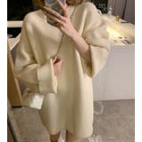 ゆるっとオーバーサイズのシャレ見え。ニットプルオーバー 韓国ファッション ふわふわ | Sibra | 詳細画像16