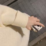 ゆるっとオーバーサイズのシャレ見え。ニットプルオーバー 韓国ファッション ふわふわ | Sibra | 詳細画像17