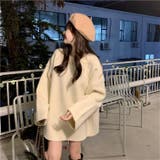 ゆるっとオーバーサイズのシャレ見え。ニットプルオーバー 韓国ファッション ふわふわ | Sibra | 詳細画像3