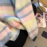 ふわふわグラデーションニットトップ 韓国ファッション ニット | Sibra | 詳細画像12