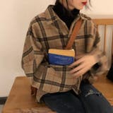 レトロ魅せ。柔らか 起毛生地チェック柄シャツ 韓国ファッション | Sibra | 詳細画像2 