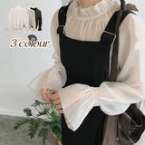 軽やかで美しい。シアーブラウス 韓国ファッション 韓国ファッション | Sibra | 詳細画像1