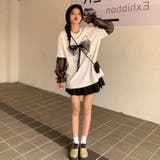 大人の愛らしさ。後ろリボンシアーブラウス 春 韓国ファッション | Sibra | 詳細画像10