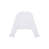 大人の愛らしさ。後ろリボンシアーブラウス 春 韓国ファッション | Sibra | 詳細画像11