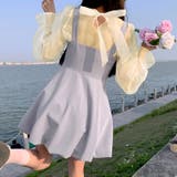 大人の愛らしさ。後ろリボンシアーブラウス 春 韓国ファッション | Sibra | 詳細画像8