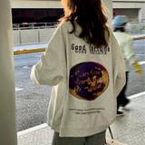 後ろプリントTシャツ 韓国ファッション 春服 | Sibra | 詳細画像7 