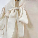 ボウタイシアーブラウス 春 韓国ファッション | Sibra | 詳細画像11