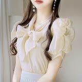 ボウタイシアーブラウス 春 韓国ファッション | Sibra | 詳細画像6
