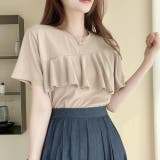 フリル半袖ブラウス 春ニット 春服トップス | Sibra | 詳細画像5