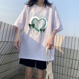 プリントTシャツ 韓国ファッション 夏服 | Sibra | 詳細画像4