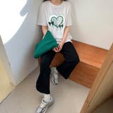 プリントTシャツ 韓国ファッション 夏服 | Sibra | 詳細画像5