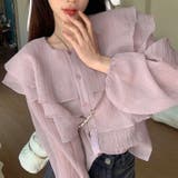 シアーブラウス 春 韓国ファッション | Sibra | 詳細画像1