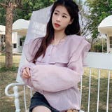 シアーブラウス 春 韓国ファッション | Sibra | 詳細画像12