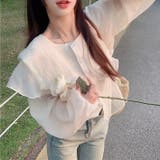 シアーブラウス 春 韓国ファッション | Sibra | 詳細画像7