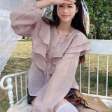 シアーブラウス 春 韓国ファッション | Sibra | 詳細画像9