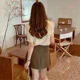 大人なシアー魅せ。レース半袖ブラウス オフィスカジュアル 春 | Sibra | 詳細画像13