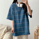 ストライプTシャツ 半袖 トップス | Sibra | 詳細画像11