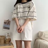 ストライプTシャツ 半袖 トップス | Sibra | 詳細画像5