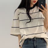 ストライプTシャツ 半袖 トップス | Sibra | 詳細画像7