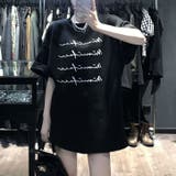 綿100%オーバーサイズプリントTシャツ 韓国ファッション オフィスカジュアル | Sibra | 詳細画像7