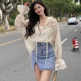刺繍レースフーディー 夏服 韓国ファッション | Sibra | 詳細画像4