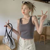カップ付きキャミソール 韓国ファッション オフィスカジュアル | Sibra | 詳細画像5 