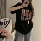 綿100%オーバーサイズロゴプリントT シャツ 韓国ファッション | Sibra | 詳細画像19