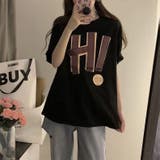 綿100%オーバーサイズロゴプリントT シャツ 韓国ファッション | Sibra | 詳細画像18