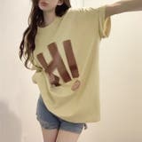 綿100%オーバーサイズロゴプリントT シャツ 韓国ファッション | Sibra | 詳細画像9