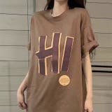 綿100%オーバーサイズロゴプリントT シャツ 韓国ファッション | Sibra | 詳細画像6