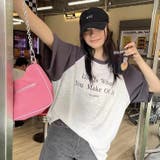 ライトグレー | 綿100%配色半袖Tシャツ 夏服 トップス | Sibra