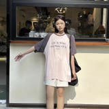 綿100%配色半袖Tシャツ 夏服 トップス | Sibra | 詳細画像5