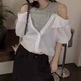 ドッキングシャツ 夏服 セクシー | Sibra | 詳細画像10