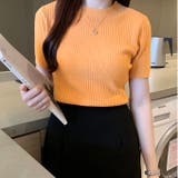 半袖ニットトップス 夏服 韓国ファッション | Sibra | 詳細画像7