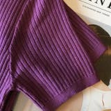 半袖ニットトップス 夏服 韓国ファッション | Sibra | 詳細画像8