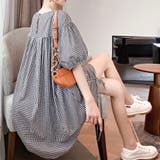 ギャザーチェック柄トップス セクシー 夏服 | Sibra | 詳細画像11