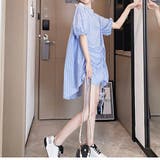 ギャザーチェック柄トップス セクシー 夏服 | Sibra | 詳細画像2