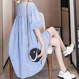 ギャザーチェック柄トップス セクシー 夏服 | Sibra | 詳細画像3