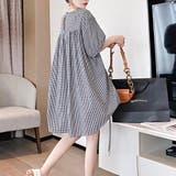 ギャザーチェック柄トップス セクシー 夏服 | Sibra | 詳細画像8