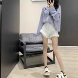 ニット編みカーディガン 丸襟 ボダン付き | Sibra | 詳細画像7