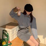 配色ダブルラペルシャツ 秋 冬 | Sibra | 詳細画像6