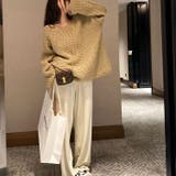オーバーサイズセーター 韓国ファッション 秋 | Sibra | 詳細画像14