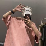プリントTシャツ 体型カバー 夏服 | Sibra | 詳細画像4 