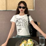 プリントロゴ 半袖Tシャツ 韓国風 | Sibra | 詳細画像11
