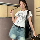 プリントロゴ 半袖Tシャツ 韓国風 | Sibra | 詳細画像21