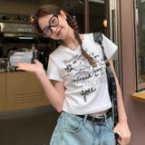 プリントロゴ 半袖Tシャツ 韓国風 | Sibra | 詳細画像7