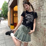 プリントロゴ 半袖Tシャツ 韓国風 | Sibra | 詳細画像9