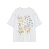 天使が踊っている。手描き風ダンサー柄プリントTシャツ オーバーサイズ 韓国ファッ… | Sibra | 詳細画像12 